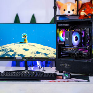 MÁY BỘ ĐỒ HỌA- GAMING INTEL CORE I5 12400F/32G/1TB/RTX 3050 6GB/LCD LG 24"