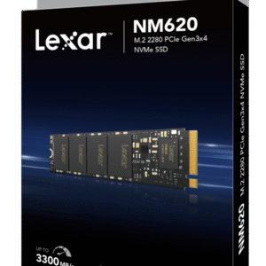 Ổ cứng SSD Lexar NM620 256GB M.2 2280 PCIe 3.0x4 (Đoc 3000MB/s - Ghi 1300MB/s)
