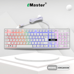 PHÍM LED 7 MÀU EMASTER EKG801W