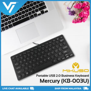 BÀN PHÍM MINI KB-003U MIKUSO (ĐEN)