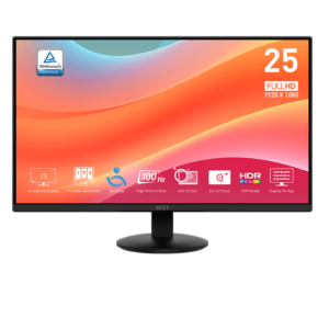 Màn hình MSI PRO MP252L | 24.5 inch, Full HD, IPS, 100Hz, 1ms